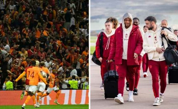 Galatasaray ultras ban phones in the stands for Man Utd Champions League clash