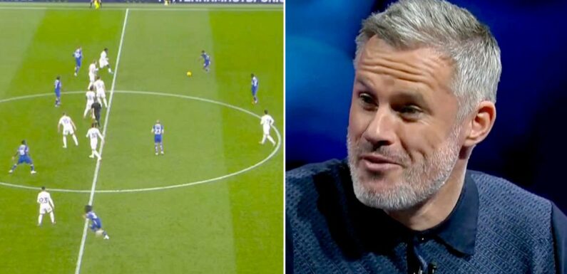 Jamie Carragher loses mind at ‘favourite clip ever’ as Spurs use 7-1-0 formation