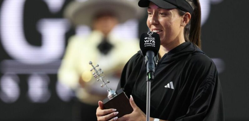 Jessica Pegula shares emotional moment with Cancun crowd after WTA Finals loss