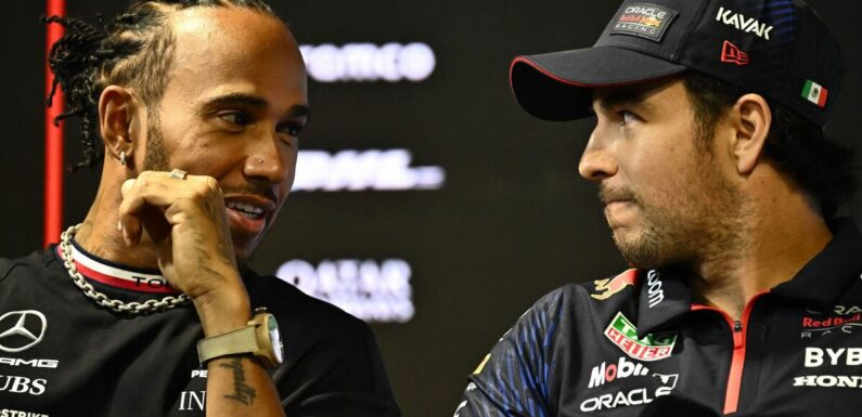 Lewis Hamilton ramps up pressure on Sergio Perez and Toto Wolff will approve