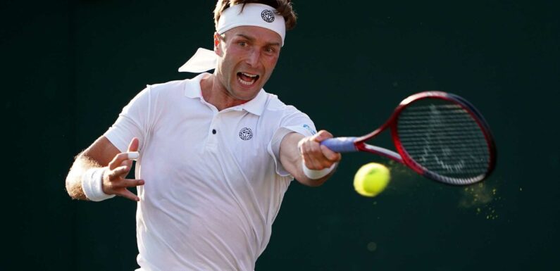 Liam Broady replaces injured Andy Murray in Great Britain’s Davis Cup team