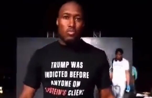 MMA fighter wears shirt in support of Donald Trump in bizarre walkout