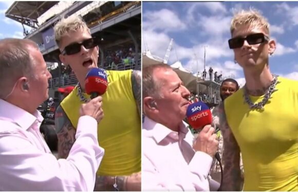 Machine Gun Kelly responds to awkward Martin Brundle interview after viral clip