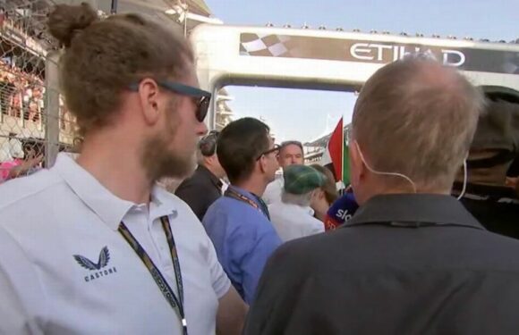 Martin Brundle gets into argument with F1 security during ‘awkward’ gridwalk