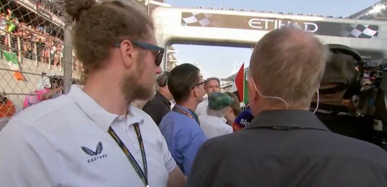 Martin Brundle gets into argument with F1 security during ‘awkward’ gridwalk