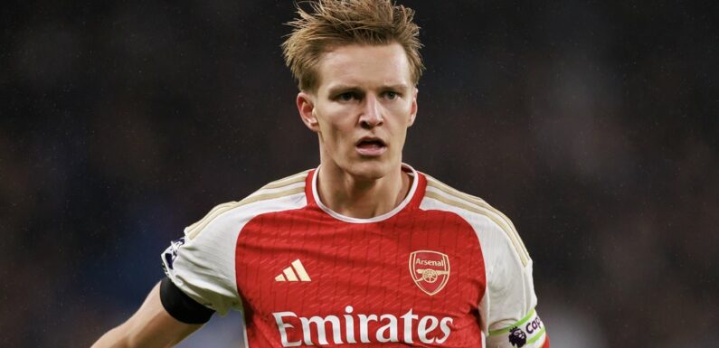 Martin Odegaard could make his return against Brentford