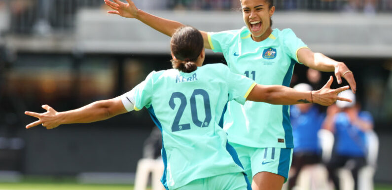 Matildas Olympic qualifiers LIVE updates: Kerr in starting 11 as Australia, Chinese Taipei square off in Perth