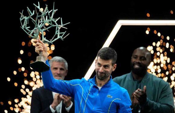 Novak Djokovic beats Grigor Dimitrov to claim record seventh Paris Masters title