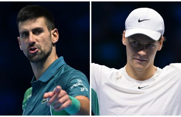 Novak Djokovic fires jibe at ATP Finals rivals as Sinner ends world No 1’s run