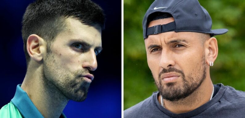 Novak Djokovic given stark warning as Nick Kyrgios left red-faced at ATP Finals