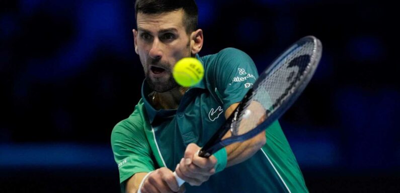 Novak Djokovic to finish 2023 ranked world No1 after beating Holger Rune at ATP Finals