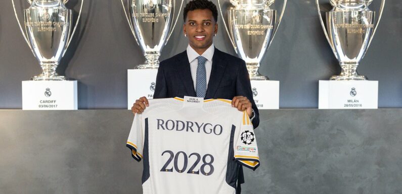 Rodrygo signs new contract with £1BILLION release clause