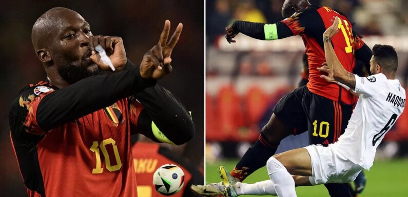 Romelu Lukaku scores four goals in 20 minutes during brutal international rout