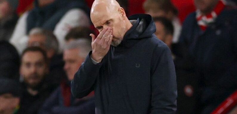 ‘Six Man Utd players would like to see Ten Hag sacked – he’s got one more game’