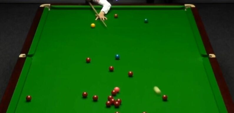 Snooker star Ding Junhui makes ‘fluke of the season’ as Shaun Murphy gobsmacked