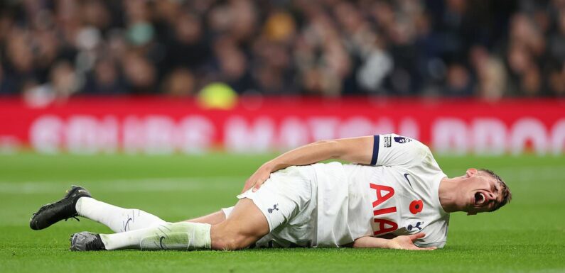 Spurs hit by double injury blow inside first half