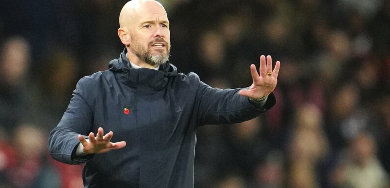 Ten Hag is all smiles as he enjoys dinner after 1-0 win over Luton