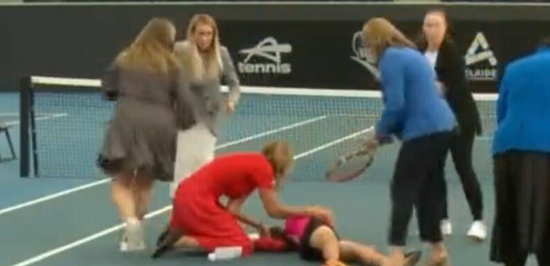 Tennis icon Alicia Molik rushes to help ball girl after she collapsed live on TV