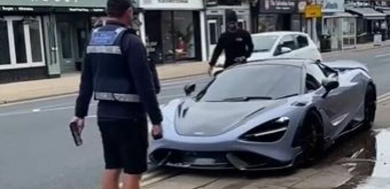 Watch Marcus Rashford narrowly escape parking fine on '£280K' McLaren