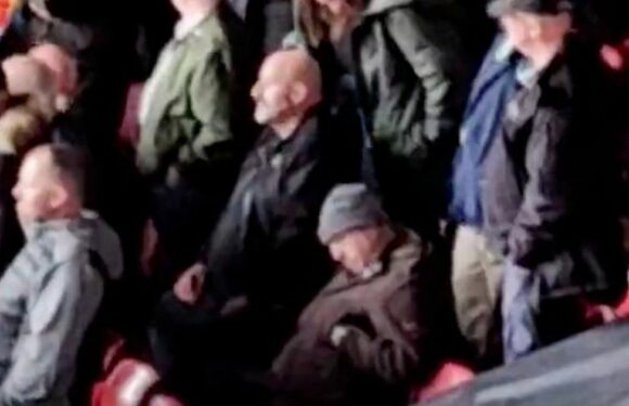 West Brom supporter who dozed off gets rude awakening by fans singing about him