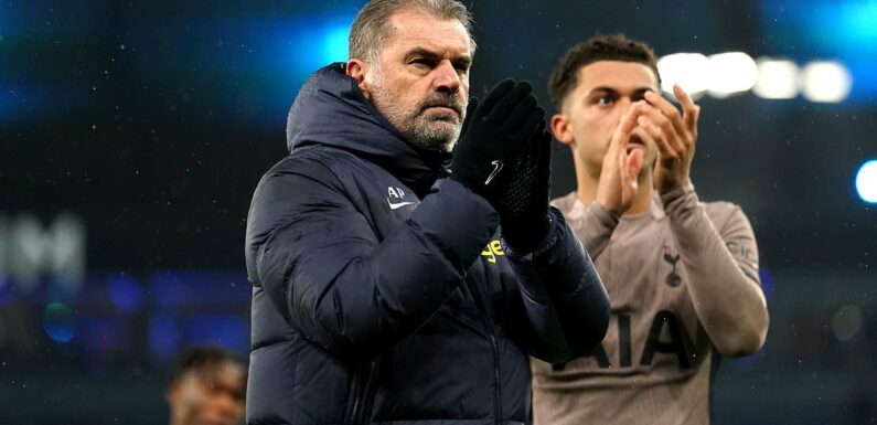 Ange Postecoglou credits Spurs stars for 'believing' against Man City