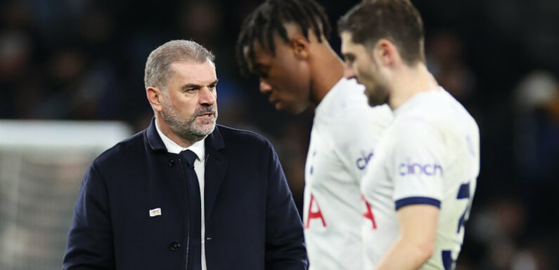 Ange’s Spurs five games without a win after West Ham capitulation