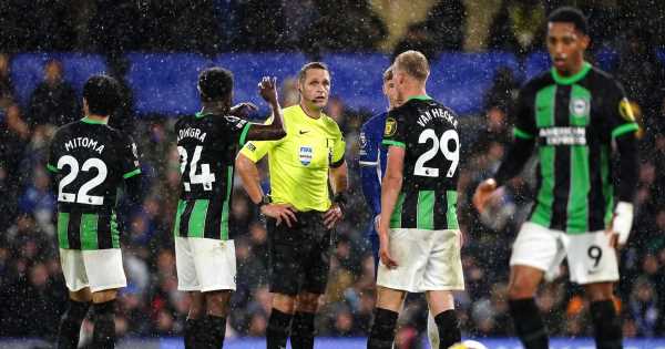 Brighton ‘robbed in broad daylight’ against Chelsea as refs ‘change the rules’