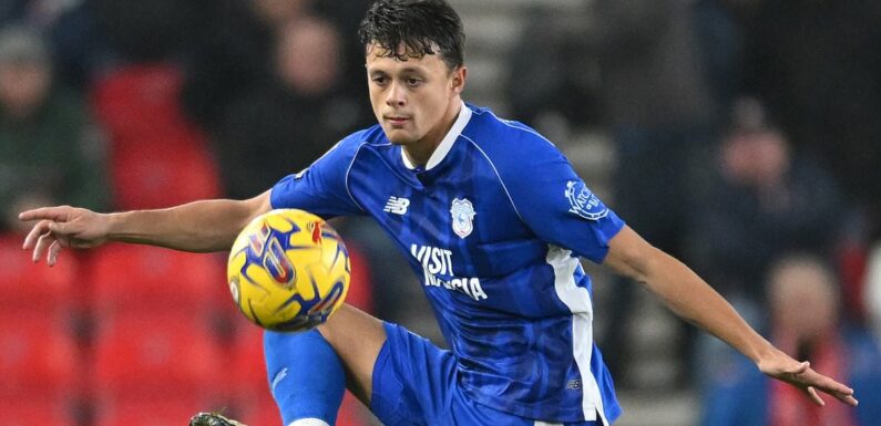 Cardiff defender forced off against Birmingham as 'he couldn't see'