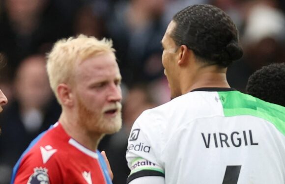 Crystal Palace are denied a penalty against Liverpool after VAR check