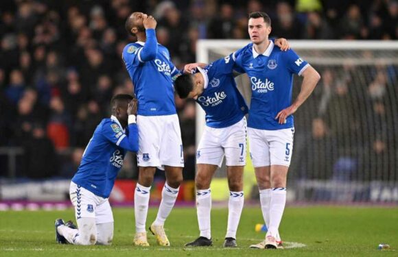 Everton’s nightmare Carabao Cup exit is the latest cruel joke in their trophy drought