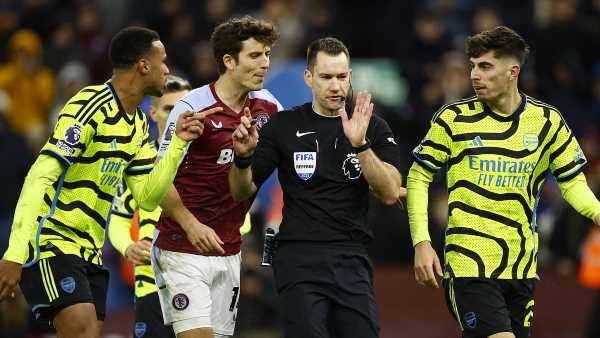 Howard Webb explains why penalty wasn't given against Matty Cash