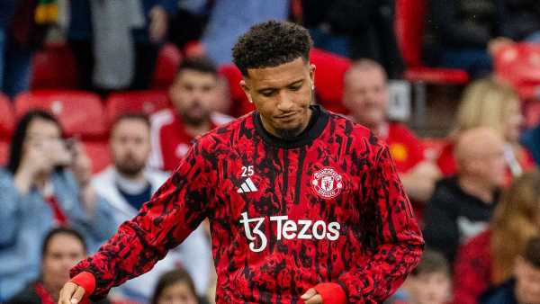 Jadon Sancho 'HASN'T been fined despite missing Man United training'