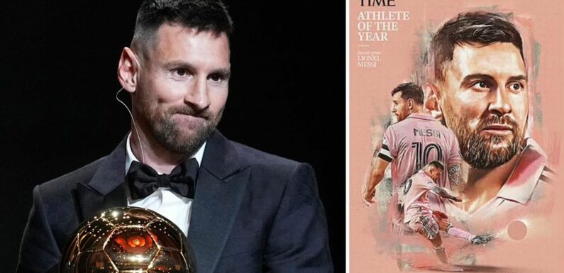 Lionel Messi is first footballer named as Time magazine’s ‘Athlete of the Year’