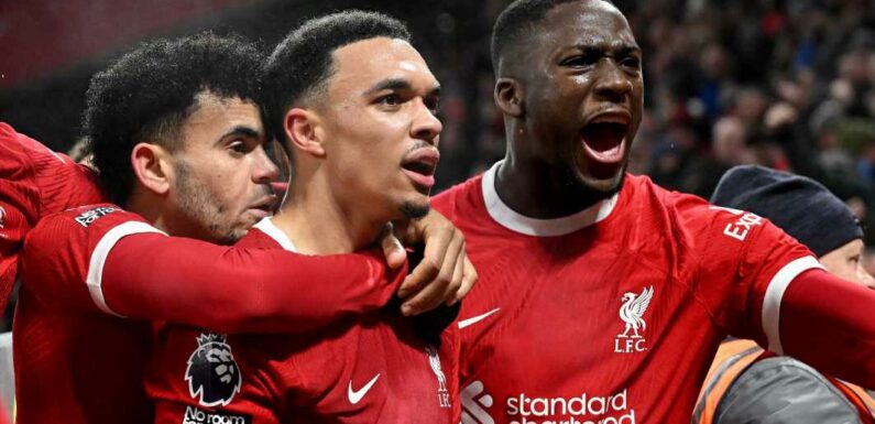 Liverpool show title credentials as Trent Alexander-Arnold inspires comeback win over Fulham