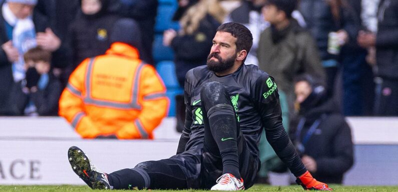 Liverpool's Alisson teases return to training ahead of Man United game