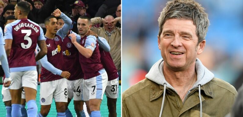 Man City fan Noel Gallagher has perfect response as crowd chant Aston Villa song