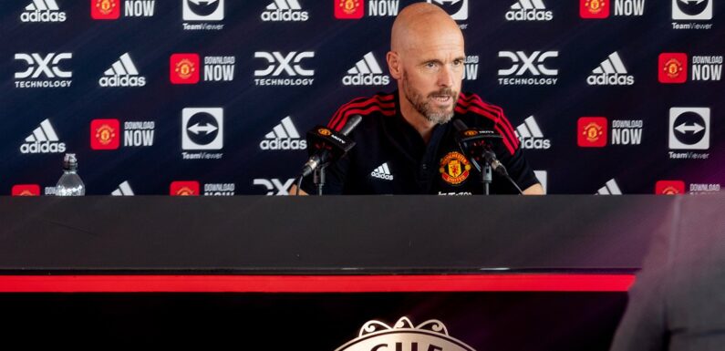 Man United 'BAN several journalists from Ten Hag's press conference'