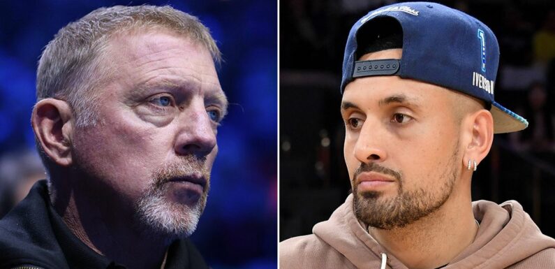 Nick Kyrgios and Boris Becker exchange blows in furious spat over ‘credibility’