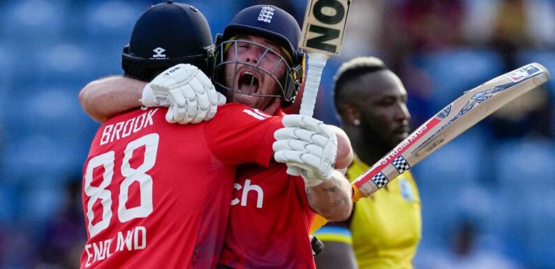 Phil Salt and Harry Brook six-hitting masterclass blast England to stunning T20 victory