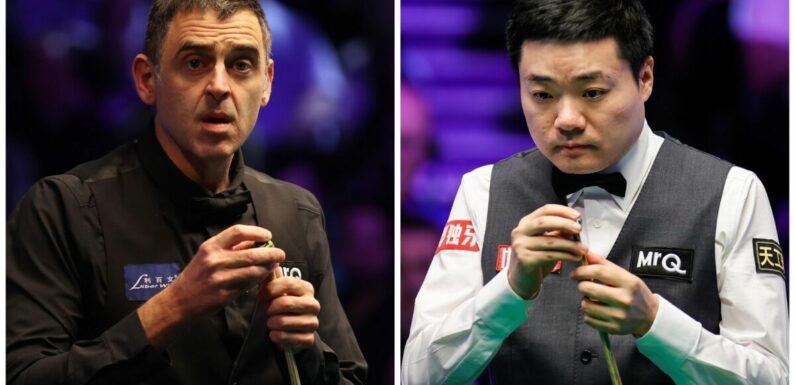 Snooker live scores as Ronnie O’Sullivan faces Ding in UK Championship final