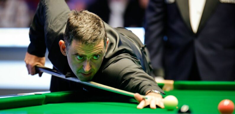 Snooker scores and UK Championship updates with Ronnie O’Sullivan in action