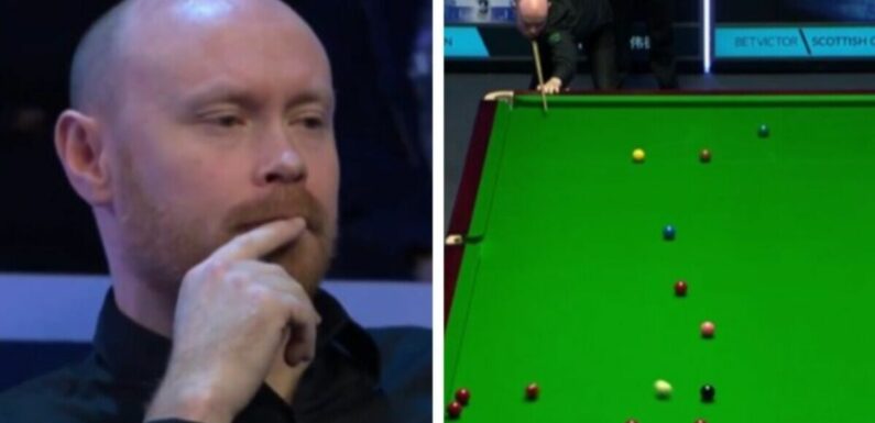 Snooker star Wilson left speechless at ‘cruel’ foul that makes commentator sigh