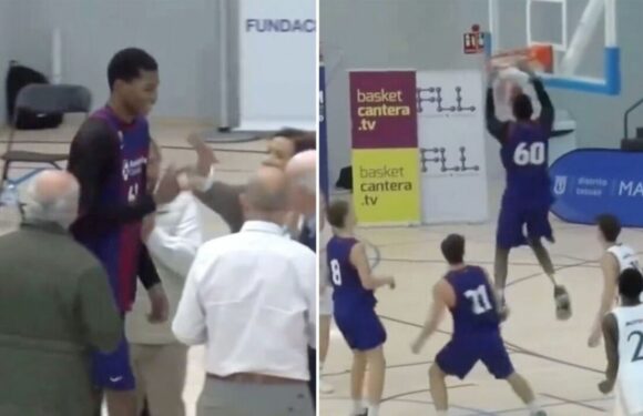 Twelve-year-old basketball prodigy tipped for NBA after viral video emerges