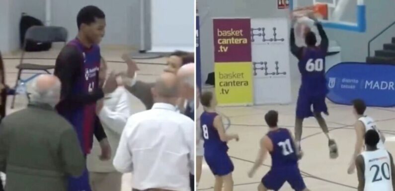 Twelve-year-old basketball prodigy tipped for NBA after viral video emerges